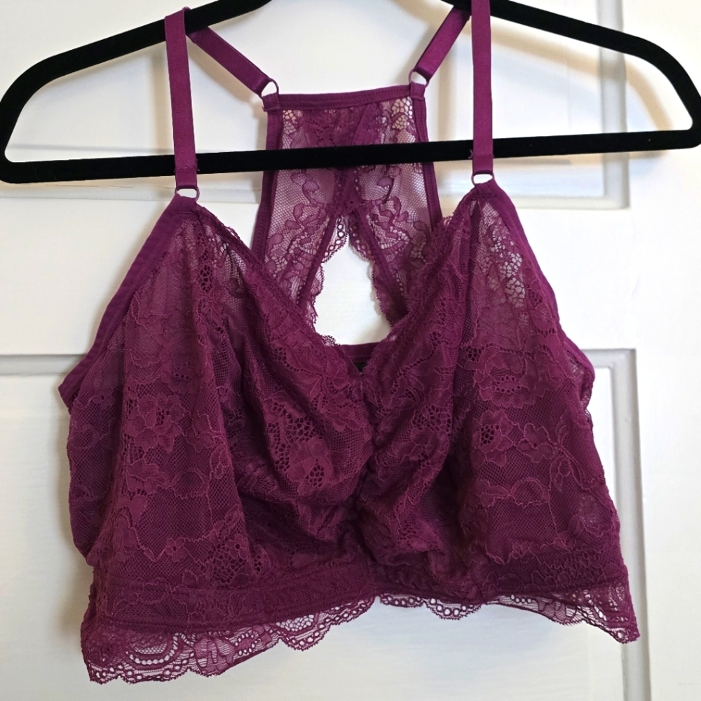 Lace Bralette in Purple